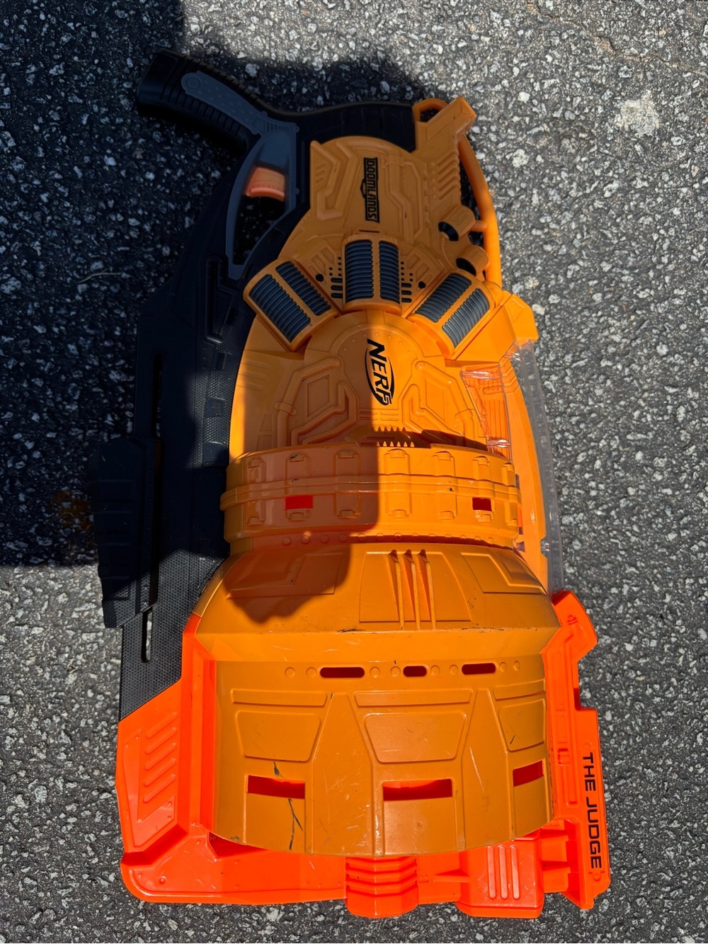Nerf Dart Gun "The Judge" Doomlands 2169 Big Blaster Bazooka Gun‎
